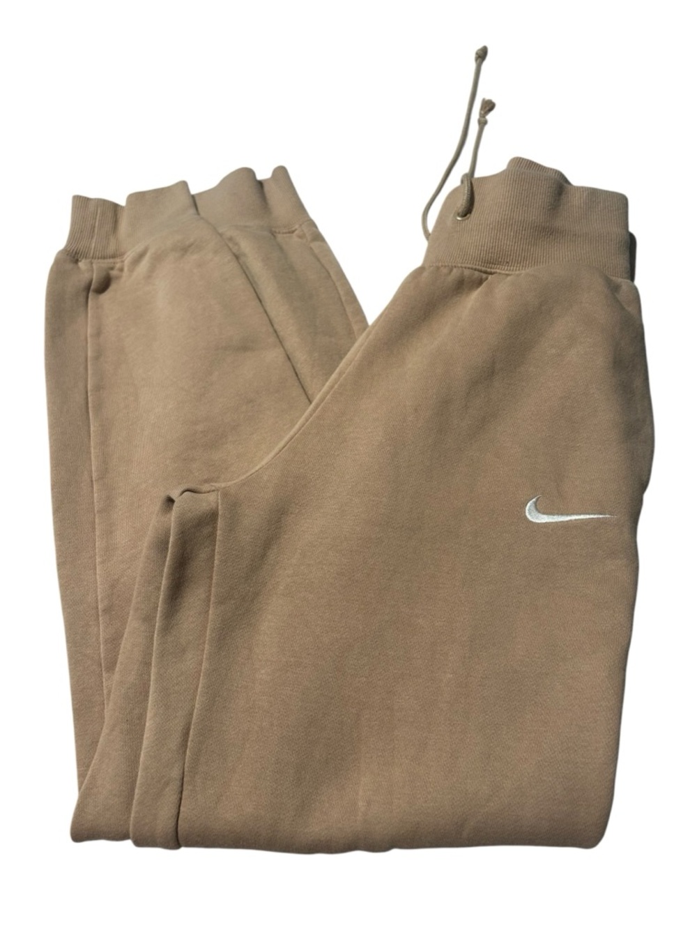 Nike Tan Brown Swoosh Joggers XS
